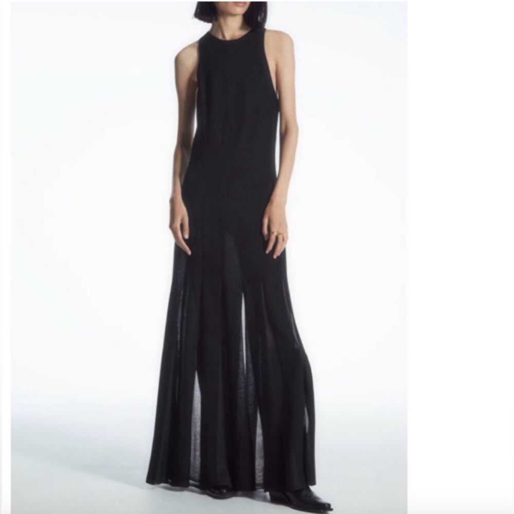 COS Black Sleeveless Maxi Dress